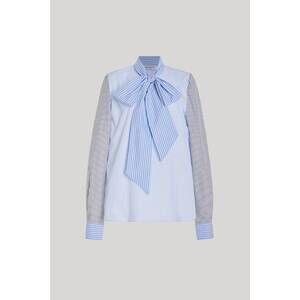 NEW FRANCOISE women's lucie blouse in blue stripes